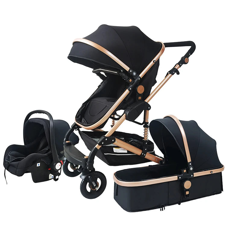 Luxury 3-in-1 Baby Stroller Travel System